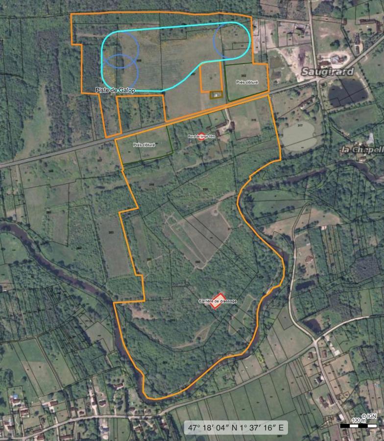 مبيت وإفطار Saugirard Domaine Des Bois Argentes المظهر الخارجي الصورة